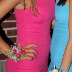 Here comes the Sun “Hot pink” Homecoming dress❤️ Xs